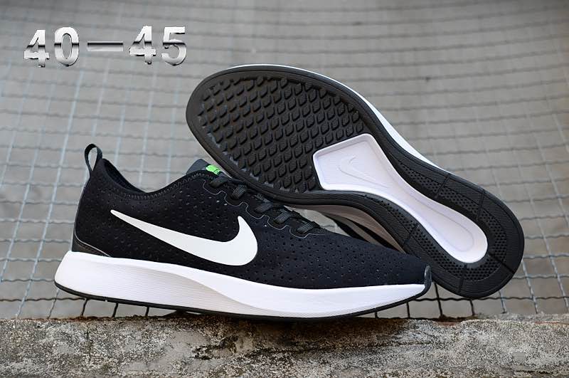 Nike Dualtone Racer Premium Black White Shoes